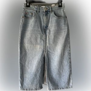 Zara Midi Denim Skirt